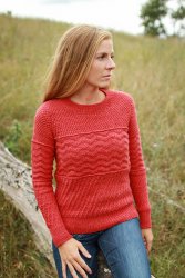 Коралловый пуловер женский Hayride от дизайнера Amy Miller