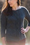 Пуловер спицами Milana by Jennifer Wood