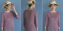 Женский пуловер спицами фото и описание