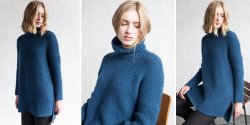 Модный свитер спицами 2016 фото