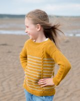 Детский пуловер без швов спицами описание