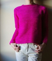 Женский пуловер регланом без швов