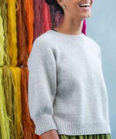 Как вязать пуловер без швов спицами