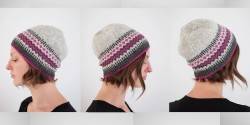 Женские шапки спицами со схемами и описанием