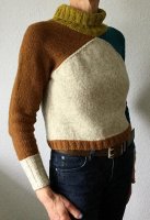 Эксклюзивный свитер спицами