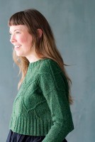 Интересный пуловер от дизайнера Норы Гоан