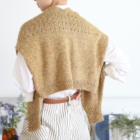 Интересный пуловер спицами
