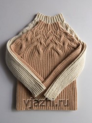 Связать свитер спицами для женщины