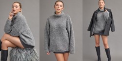 Модный свитер женский спицами