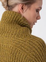 Вязание свитера резинкой