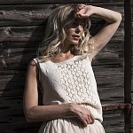 Как вязать топ с ажуром