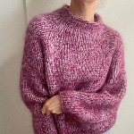 Базовый пуловер спицами