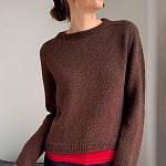 Элегантный свитер спицами