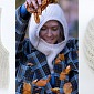 Капюшон спицами ломаной резинкой описание