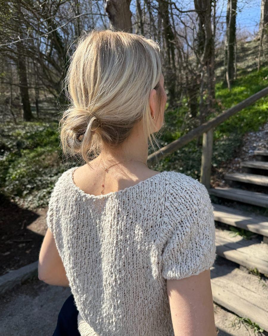 Вязание из пряжи букле описание